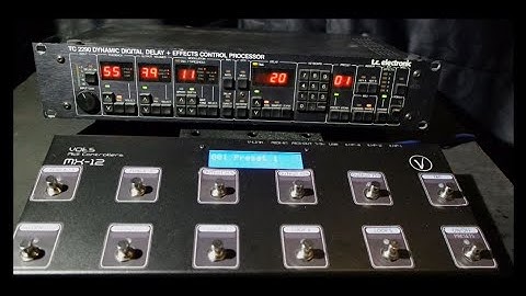 Voes Midi Controllers -  Controlling a TC 2290 with SysEx