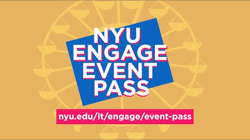 NYU Engage Event Pass