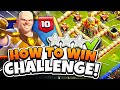 How to 3 star the trophy match challenge  haalands challenge 10 clash of clans