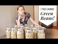 CANNING GREEN BEANS! All American Pressure Cooker/Canner