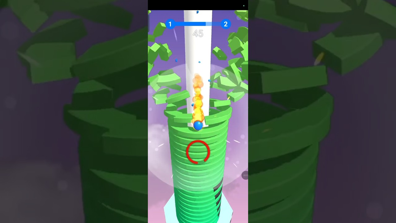 stack ball game video 1 || stack ball game play rohan 