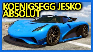 GTA 5 Online : Koenigsegg Jesko ABSOLUT Top Speed & Customization!!