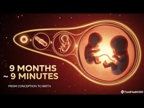 9 Months in 9 Minutes: The Complete 3D Journey from Conception to Birth
