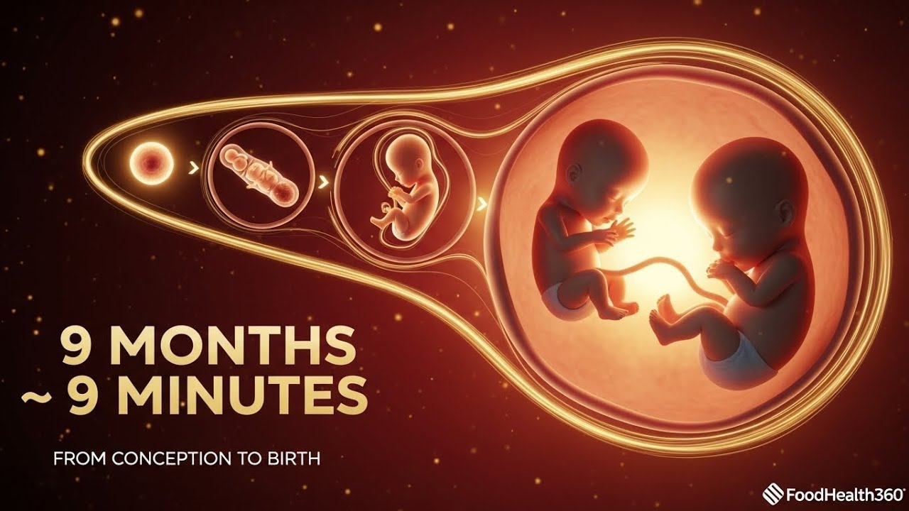 9 месяцев за 9 минут: Полное 3D-путешествие от зачатия до рождения