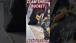 Clam Shell Bucket Ready Stock | Heavy Duty Hydraulic Grab Bucket 🔥 #shorts #clamshellbucket #fyp