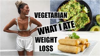 Weight Loss + Nutrition Facts! // Vegetarian What I Ate