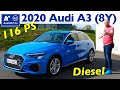 2020 Audi A3 Sportback S line 30 TDI 8Y Kaufberatung, Test deutsch, Review, Fahrbericht Ausfahrt.tv