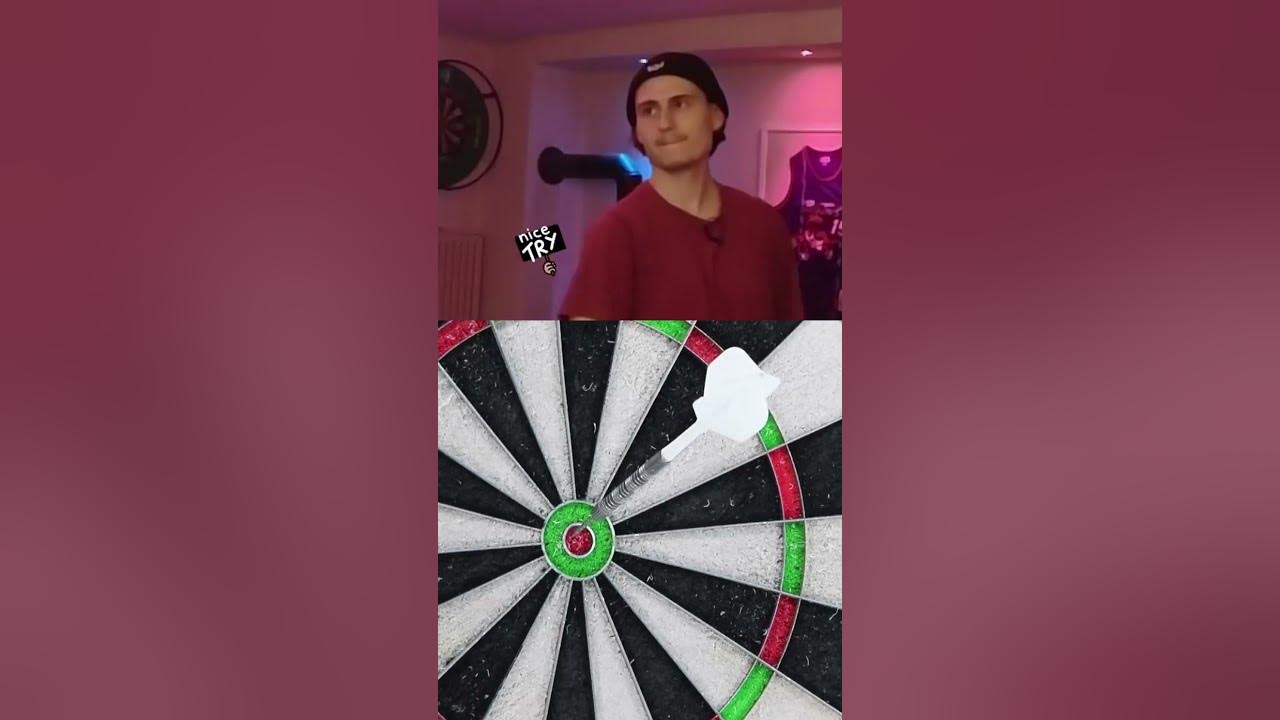3x Bullseye 180 darts dart challenge dartsplayer funny jameswade