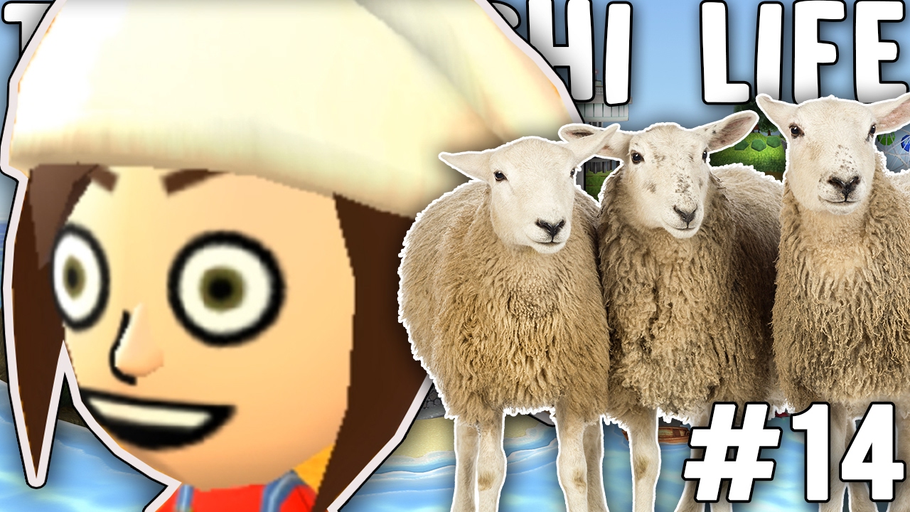 DELLE PECORE SI INNAMORANO DELLA RAGAZZA PATATA - Tomodachi Life #14