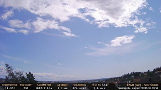 Timelapse Cam 1 - 4. august 2021