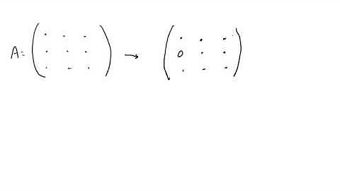 Row echelon form and Gaussian elimination 2