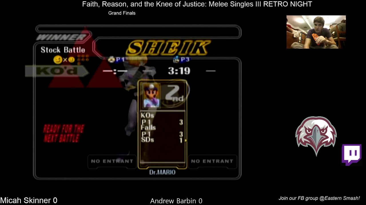 FRKoJ Melee Singles III: Andrew Barbin VS Micah Skinner Grand Finals
