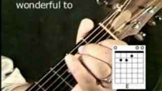 Christian Guitar Chords  - "Here I am To Worship" chords
