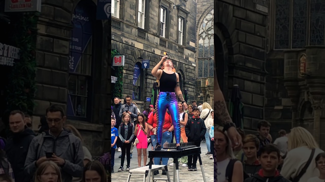 Street performer Edinburgh 