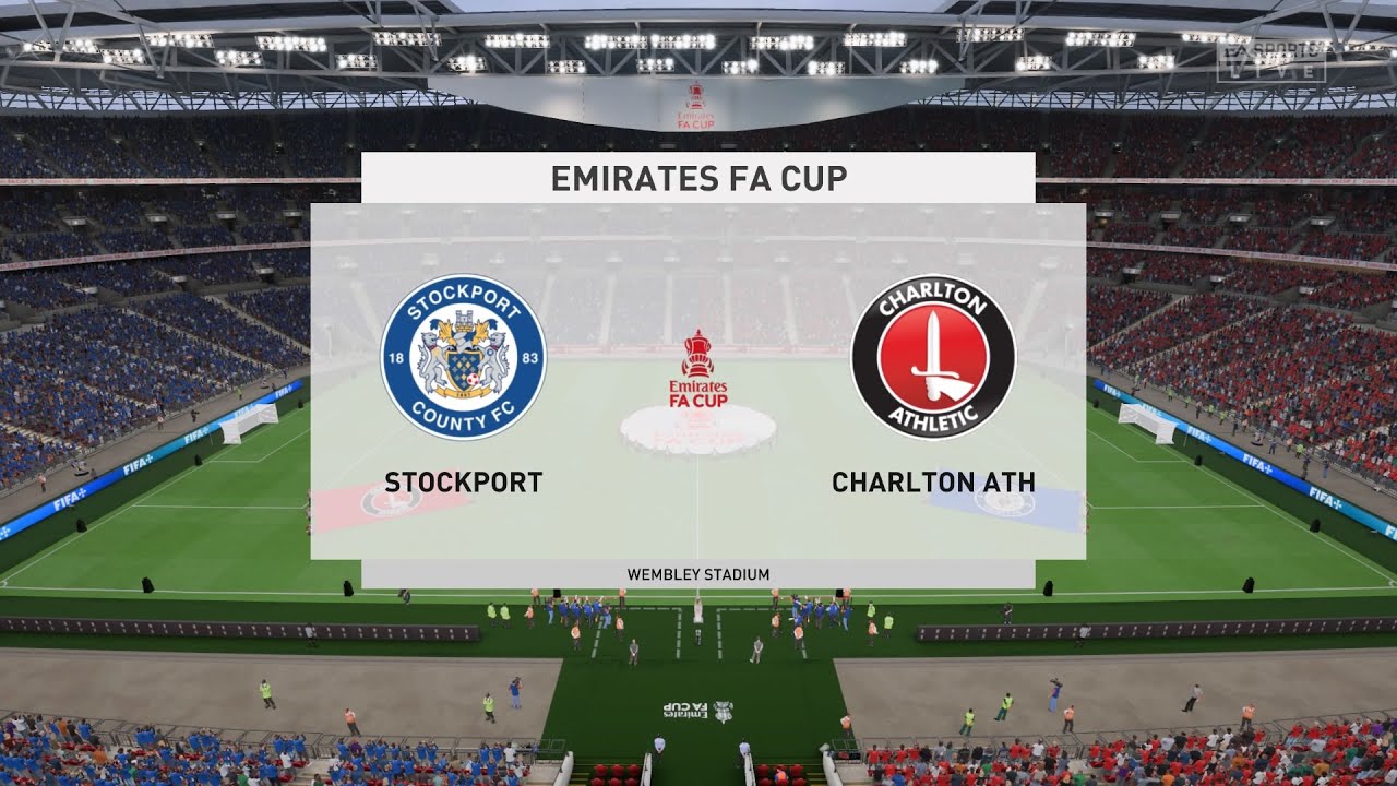 Stockport County vs Charlton Athletic (07/12/2022) FA Cup FIFA 23 YouTube