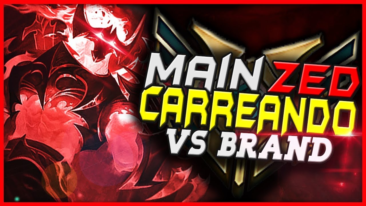 LOL ZED MID S8 ESPAÑOL RUNAS | Cómo ganarle a un Brand con el t3stícul0 derecho | Zed s8/s9 gameplay