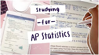 how i study for ap stats tests!