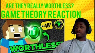 ARE THESE REALLY WORTHLESS!? | Game Theory: What is a Minecraft Emerald WORTH? REACTION!