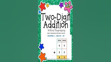 2-Digit Addition Without Regrouping # Easy Math for Kids #Shorts