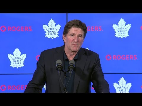 End of Season Availability: Mike Babcock - April 25, 2019