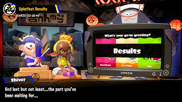 Handshake vs. Fist Bump vs. Hug Results And Announcements! - Splatoon 3 - Nin10doPro