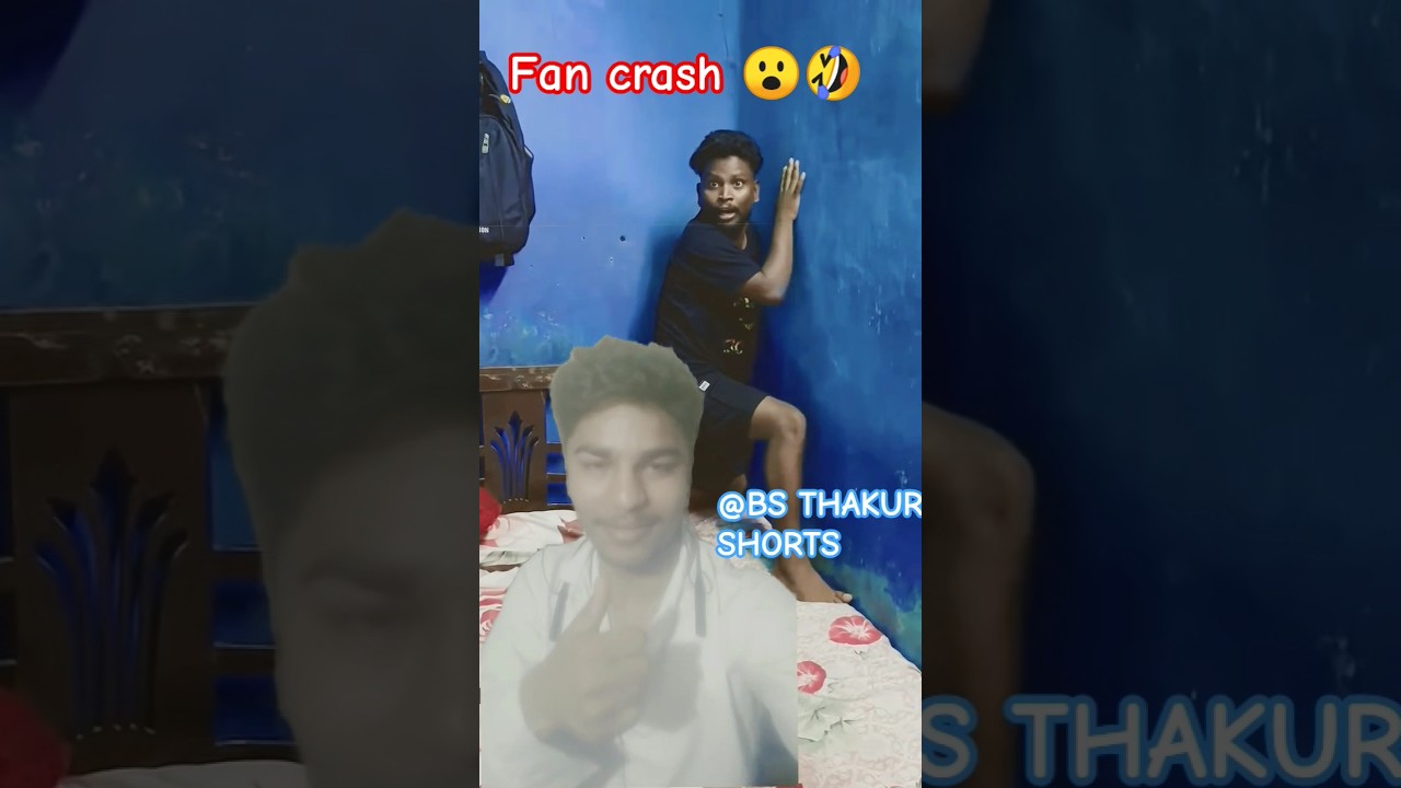 Bhai Ka fan crash ho gya🤣😅 