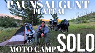 Solo Moto Camp  Exploring Paunsaugunt Plateau, Utah