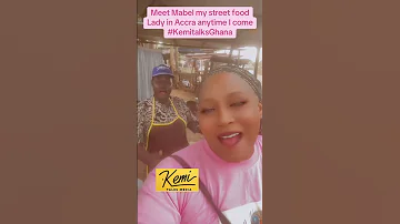 My Street Food Lady Mabel I See Her Each Time I Come To Accra 