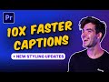 The Best Caption Tool for Premiere Just Got Faster | Brevidy v1.4.0