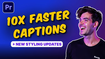 The Best Caption Tool for Premiere Just Got Faster | Brevidy v1.4.0