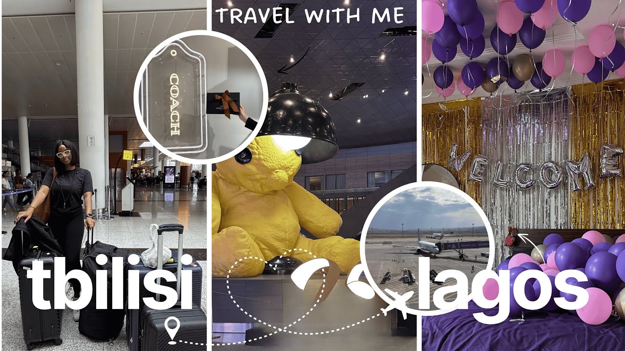 vlog 11: travel with me to Nigeria|exploring the Al Mourjan Business Lounge✈️🧳| surprise welcome!🎉