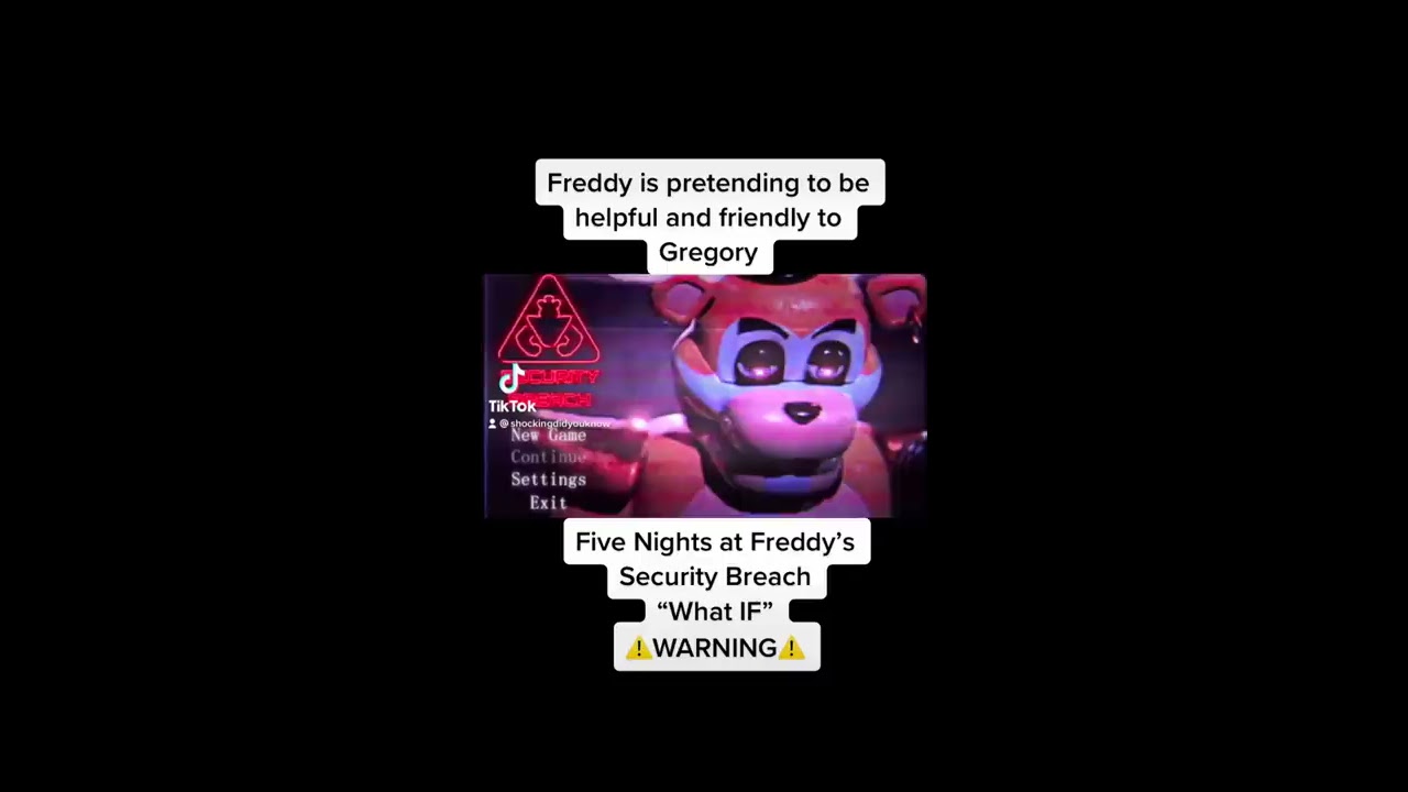  What IF FAN THEORY Five Nights At Freddy S Security Breach BAD ENDING