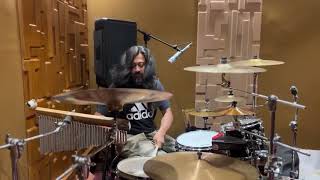 Proshno - Black - Mehmood Afridi Tony Bhai Insane Drums Playing at Practice Pad after 20 years!!