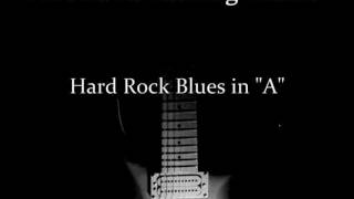 Hard Rock Blues in A - Guitar Backing Track chords