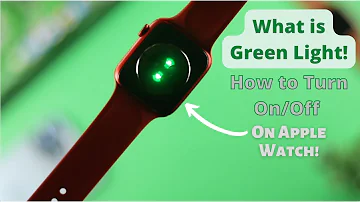 Как отключить зеленый свет на Apple Watch