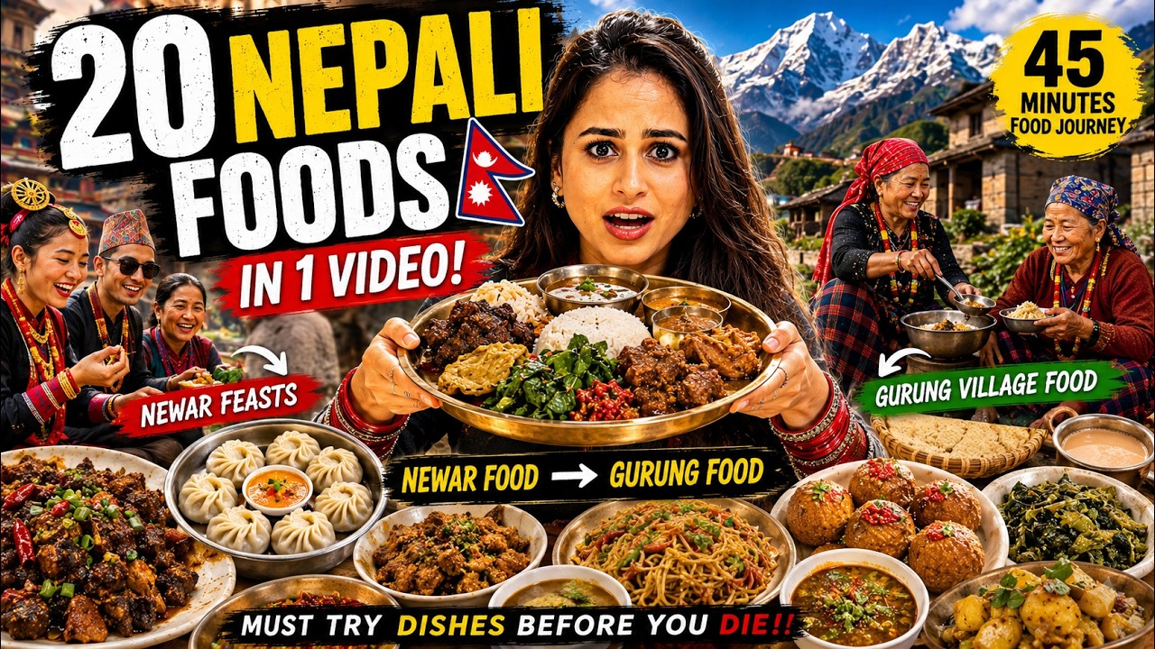 Must Try Nepali Dishes Before You Die!! Full Documentary.