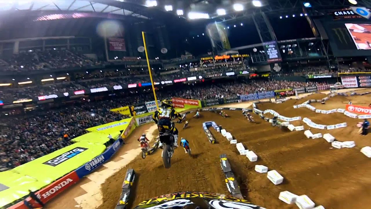 GoPro HD: Nico Izzi Race Lap Phoenix Monster Energy Supercross 2012