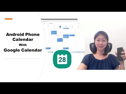 Android phone Calendar app with Google calendar