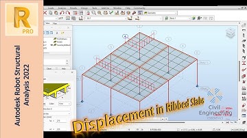 Quick Video on Ribbed Slab Deflections and Wall Loadings - Autodesk Robot