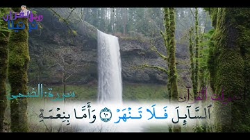 {{سورة الضحى كاملة}}🥰اللهم اجعل القرآن ربيع قلوبنا 💓
