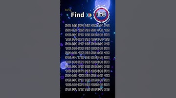 Eye Test Challenge: Can You Find the 150? #quizmeplztv #quiztime #quiz