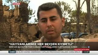 Manavgattaki Yangında O Sadece Hayvanlarını Düşündü 31.07.2021 Turkey