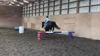 Ruby and Kiah - indoor arena 2020