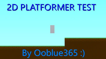 2D Platformer Test