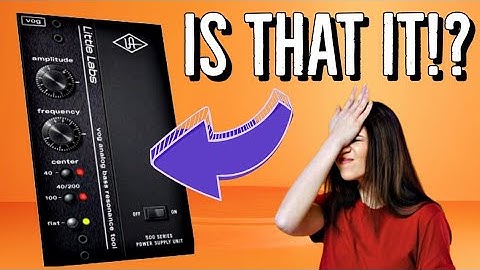 YOU GOTTA BE KIDDING ME!? Universal Audio Little Labs VOICE OF GOD!! .. REVEALED!!