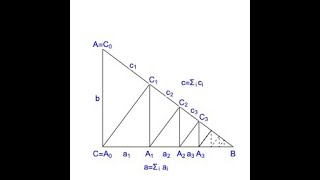 Sumerian/Babylonian proof of Pythagoras' theorem based on summation of infinite geometric series
