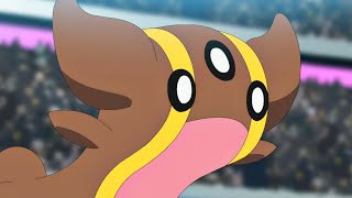 Pikachu vs Gastrodon (SUB) - Ash vs Cynthia - Pokémon Journeys: The Series