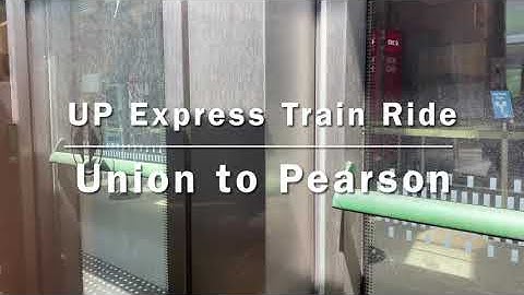 UP Express Train Ride: Union to Pearson