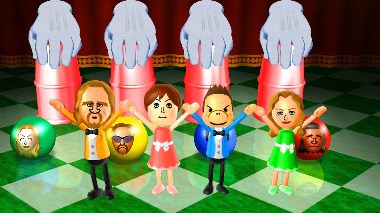 Wii Party Minigames - Bowser Jr vs Emily vs Kathrin vs Ryan (Master Difficulty)