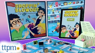 Shoppin' Blowout Board Game from Komarc Games Instructions + Review! screenshot 3